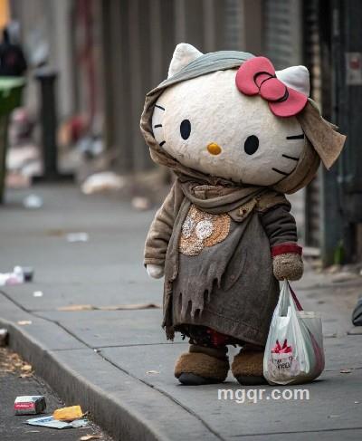 少女与猫的头像